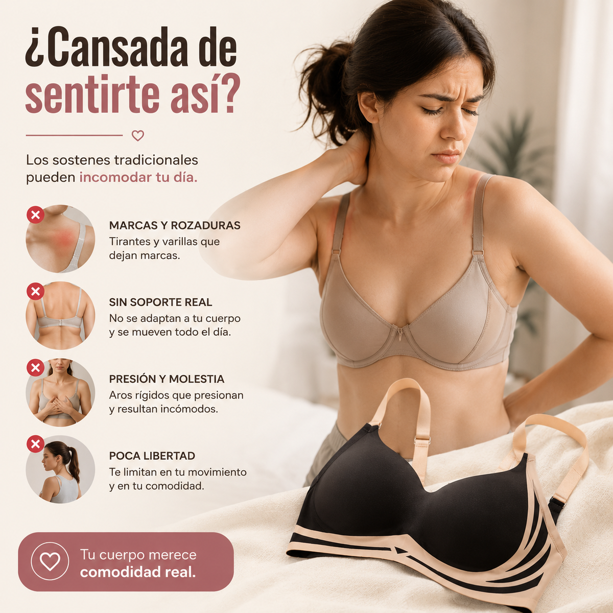 By SS™ Brasier Push Up