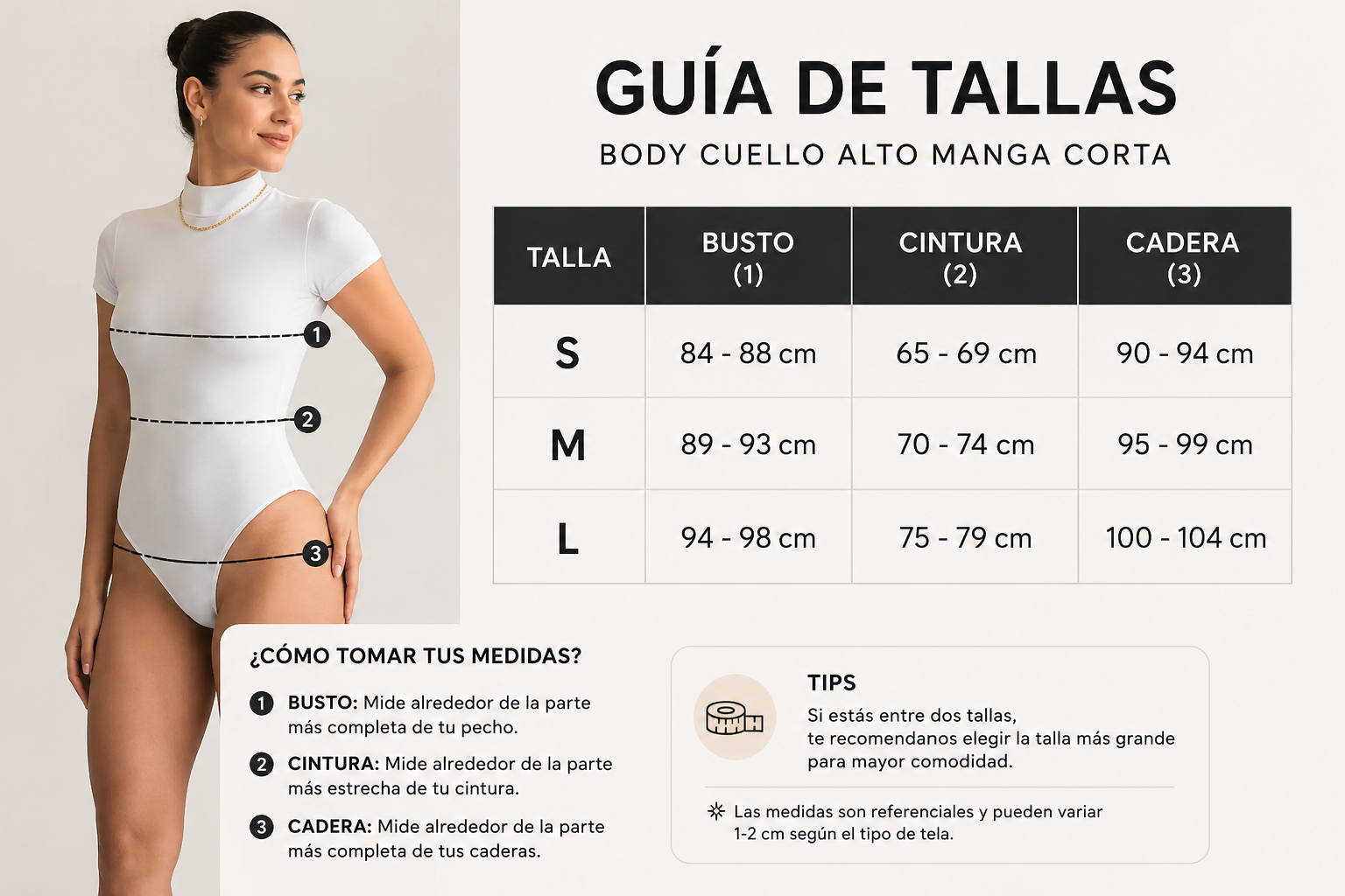 Guía de Tallas