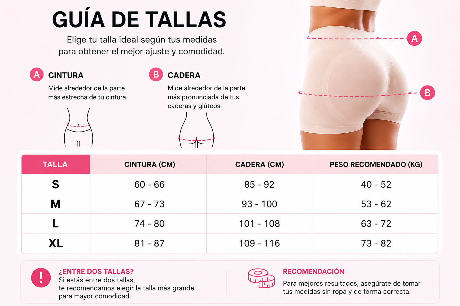 Guía de Tallas